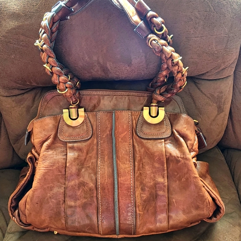 Authentic Leather CHLOE Heloise Satchel